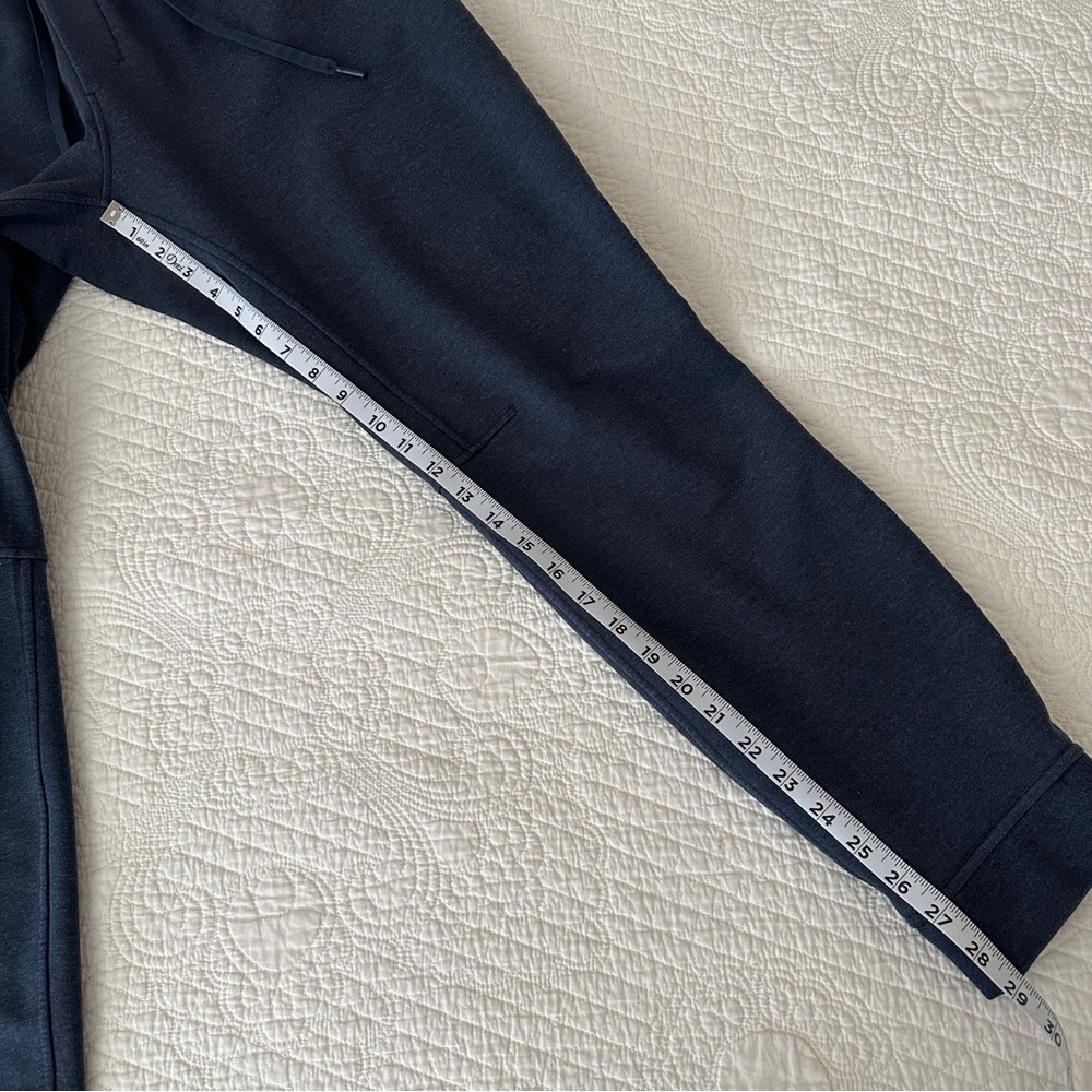Lululemon City Sweat Jogger Pant Mustang Logo Men’s Large Heathered True Navy - Picture 9 of 10